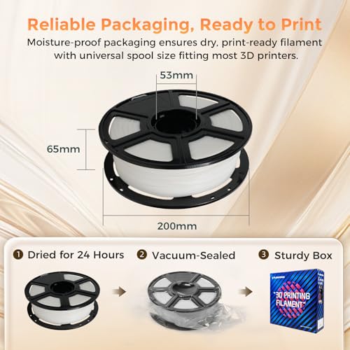 FLASHFORGE PLA Filament 1.75mm Burnt Titanium, Color Changeable 3D Printer Filament 1kg T433110