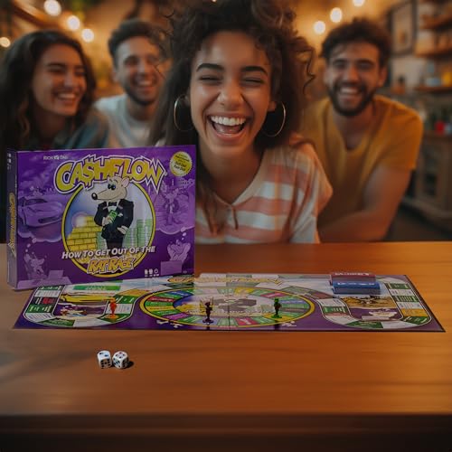 Rich Dad CASHFLOW Board Game, Educational Finance Literacy Game for Ages 14 & Up U172