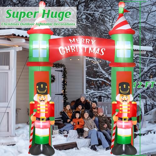 16FT Christmas Inflatable Snowman with LED Lights Outdoor Yard Decor N561071