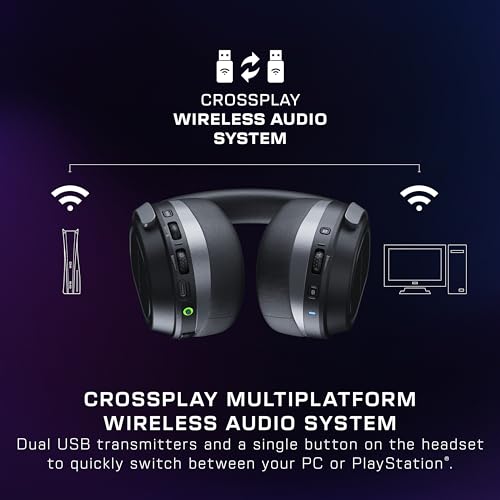 Turtle Beach Stealth 500 Wireless Gaming Headset for PC, PS5, PS4, Mobile, Black O98495