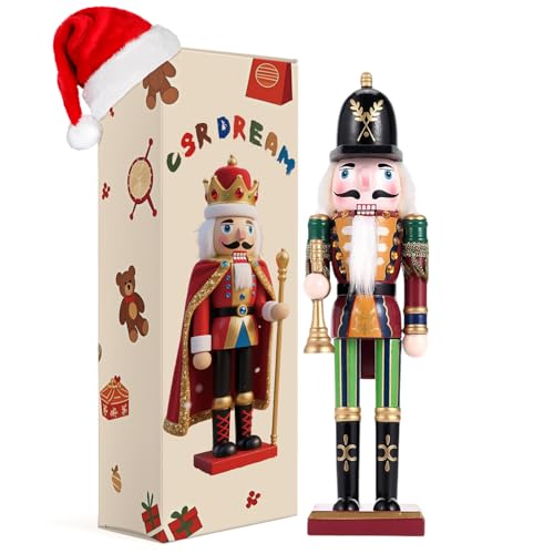 11.8 Inch Wooden Nutcracker Christmas Decor T403
