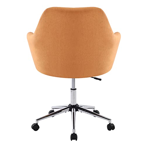 Warmiehomy Home Office Chair Swivel Desk Chair with Wheels, Beige P808