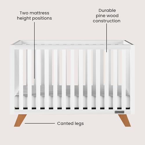 Child Craft SOHO 4-Piece Nursery Set with Crib, Dresser, Changing Table, Chest, Nightstand (Dusty Heather) C190