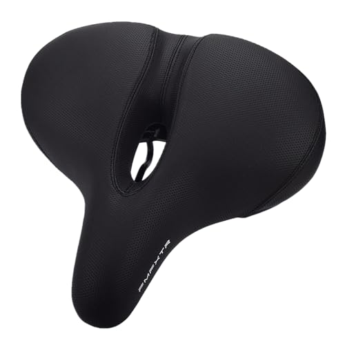 UNISTRENGH Oversized Bike Seat Wide Comfort Saddle for Women & Men X3379