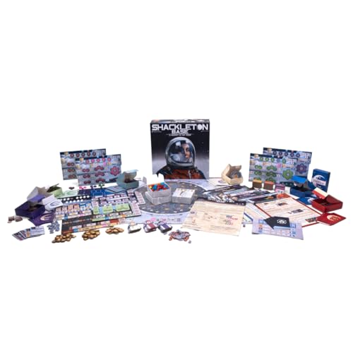 Shackleton Base: A Journey to The Moon Board Game - Sci-Fi Strategy Game for Family, Ages 14+, 1-4 Players E41549