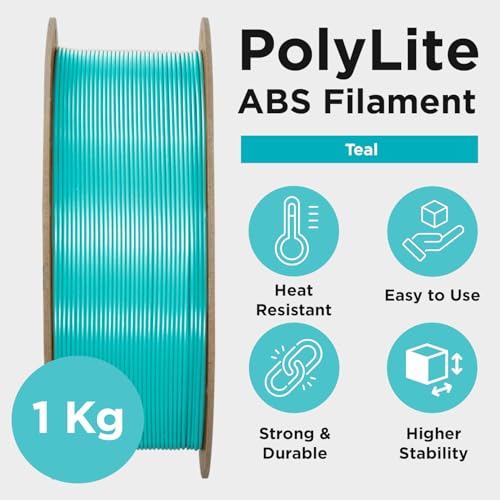 Polymaker PolyLite ABS Filament 1.75mm Black, 1kg F638424