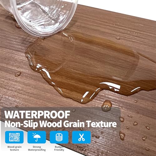 ATOPOSE Peel and Stick Vinyl Flooring 36pcs 6"×36" Wood Effect Waterproof D74600