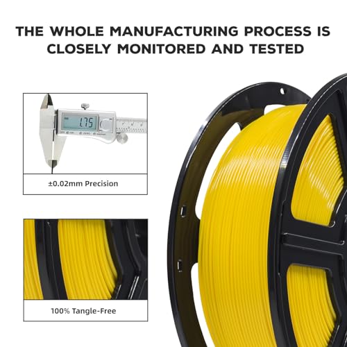 FLASHFORGE PLA Filament 1.75mm Burnt Titanium, Color Changeable 3D Printer Filament 1kg T433110