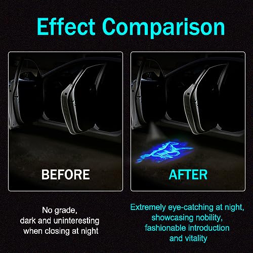 2PCS Car Door Projector Lights, LED Welcome Light for Cars Trucks SUVs H191427