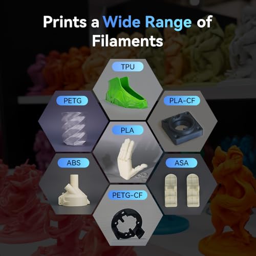 FLASHFORGE AD5M 3D Printer, Auto Calibration, 600mm/s Speed, 220x220x220mm J958