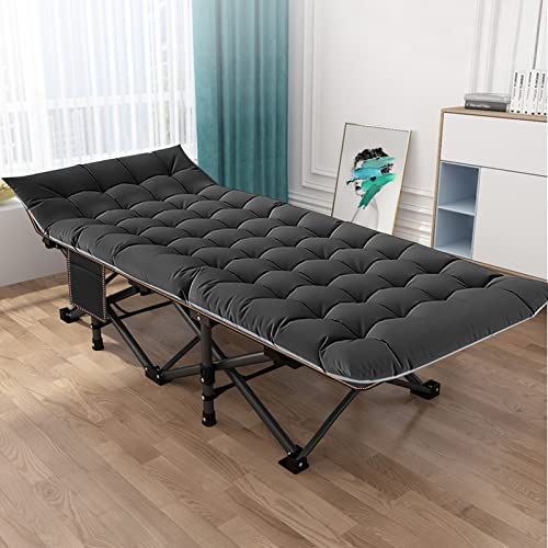 LILYPELLE Folding Camping Cot, Extra Wide Heavy Duty with Carry Bag Z15817