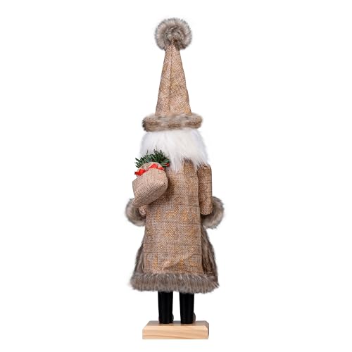 Santa Christmas Nutcracker Figure 15 Inch Wooden Decor B451566