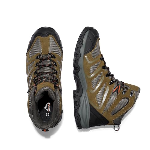 NORTIV 8 Men's Waterproof Ankle High Hiking Boots D984