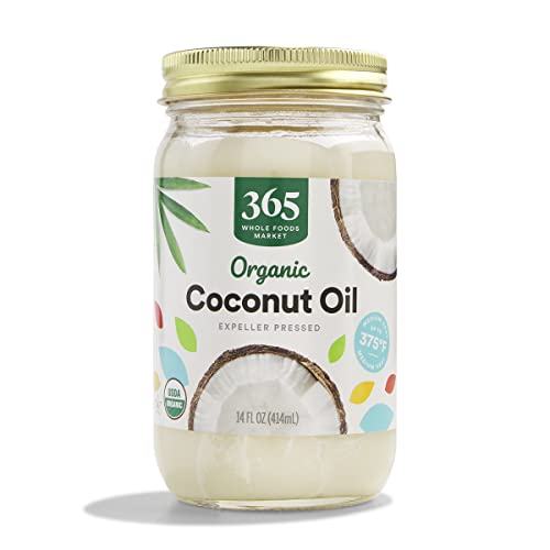 365 by Whole Foods Market, Organic Refined Coconut Oil, 14 Fl Oz (Pack of 2)