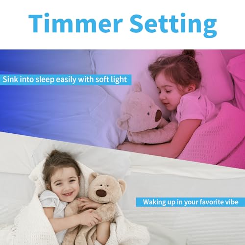 RGB LED Strip Lights 100FT with Remote & App Control for Bedroom Decor V138