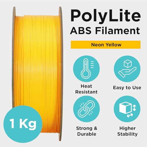 Polymaker PolyLite ABS Filament 1.75mm Black, 1kg F638424