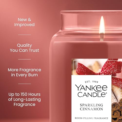Yankee Candle Sparkling Cinnamon 22oz Large Jar Scented Candle C9079