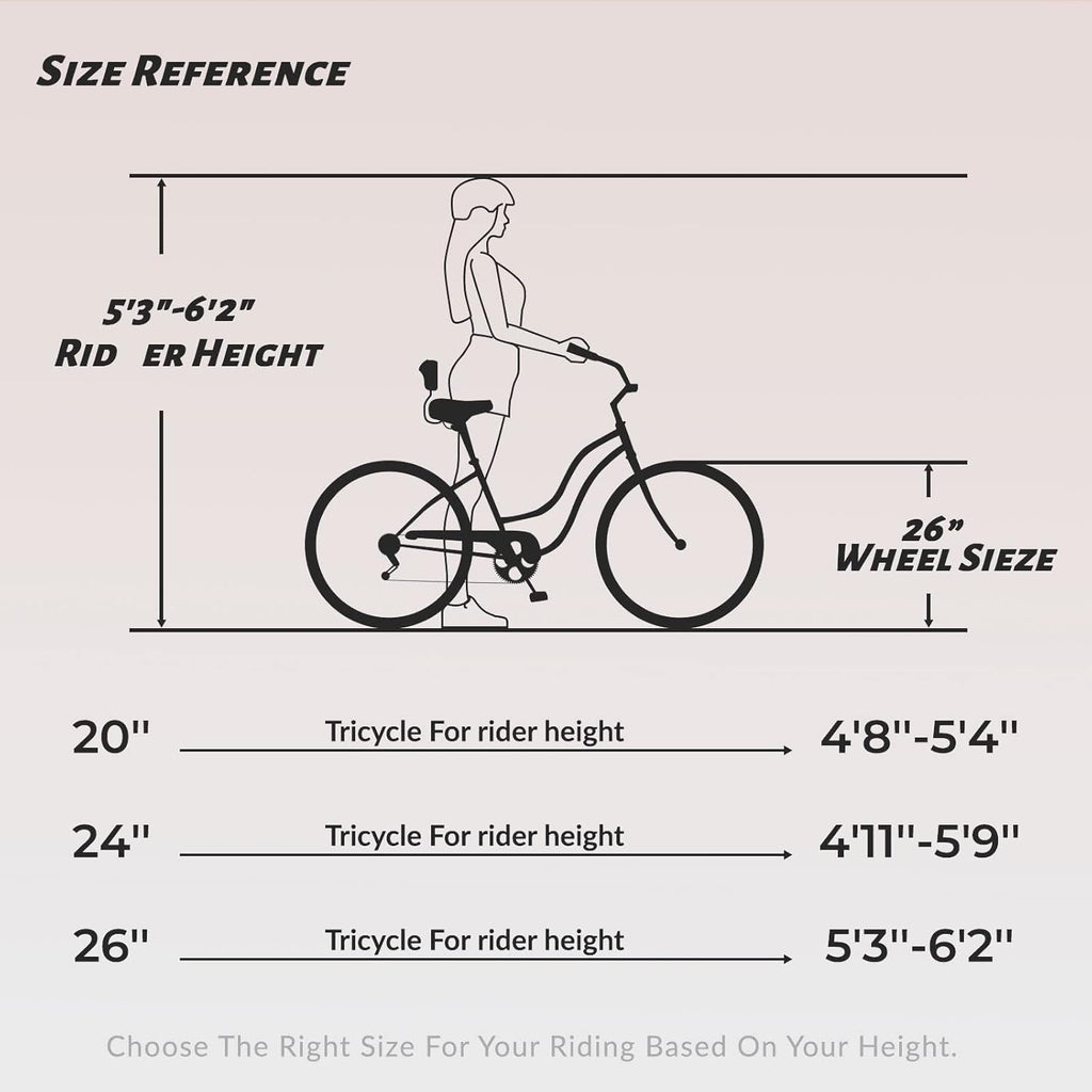 Adult Tricycle 7 Speed 3 Wheel Bike with Basket for Seniors A554236