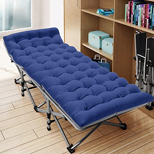 LILYPELLE Folding Camping Cot, Extra Wide Heavy Duty with Carry Bag Z15817