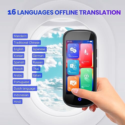 Language Translator Device No WiFi Needed 137 Languages Two-Way Instant J4598