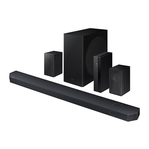 SAMSUNG Q990D 11.1.4ch Soundbar with Wireless Dolby Atmos and Rear Speakers M1387