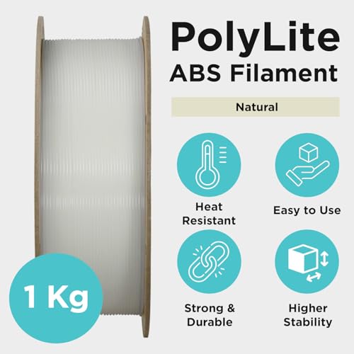 Polymaker PolyLite ABS Filament 1.75mm Black, 1kg F638424