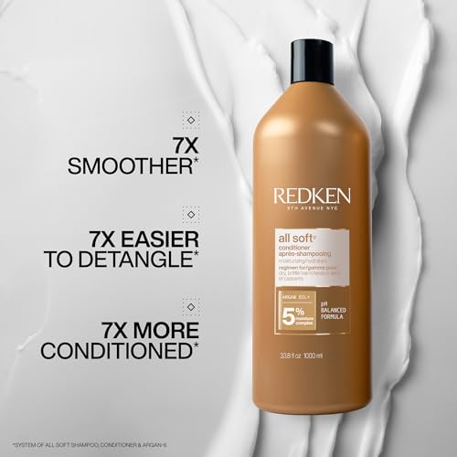 REDKEN All Soft Shampoo & Conditioner Set with Argan Oil for Dry Hair R40973