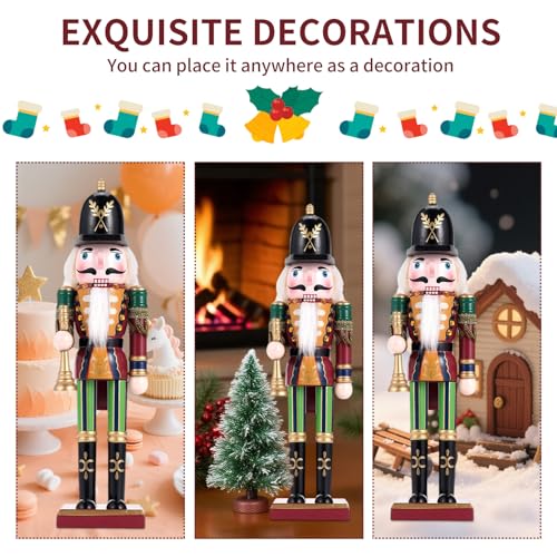 11.8 Inch Wooden Nutcracker Christmas Decor T403