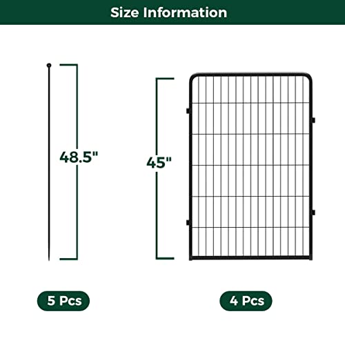 FXW Rollick Dog Playpen 32 Inch 16 Panels for Small and Medium Dogs E405995
