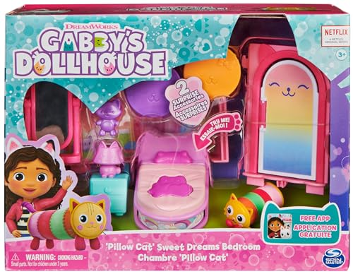Gabby’s Dollhouse Purrfect Dollhouse with 15 Pieces, Kids Toys for Ages 3 and up Y434538