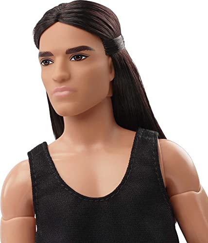 Barbie Signature Looks Ken Doll Long Brunette Hair Posable Fashion Doll Z282994