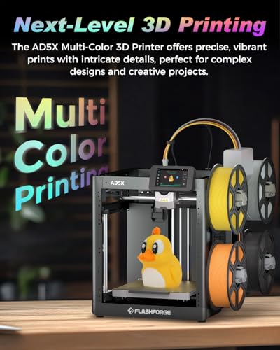 FLASHFORGE AD5M 3D Printer, CoreXY High-Speed, Auto Leveling C883