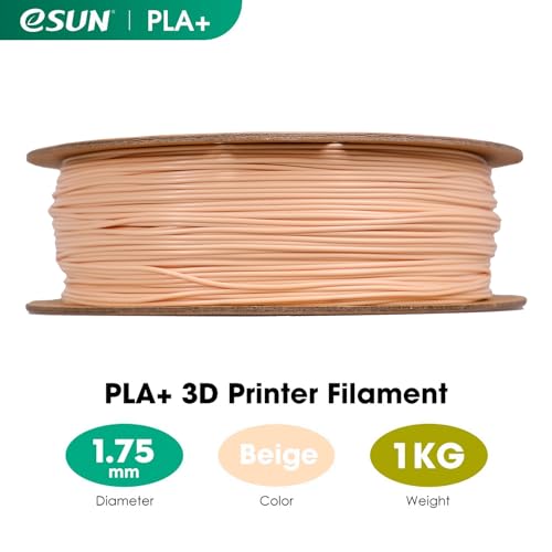 eSUN PLA+ Filament 1.75mm 3D Printer Filament, 1KG Spool, Fire Engine Red Q357