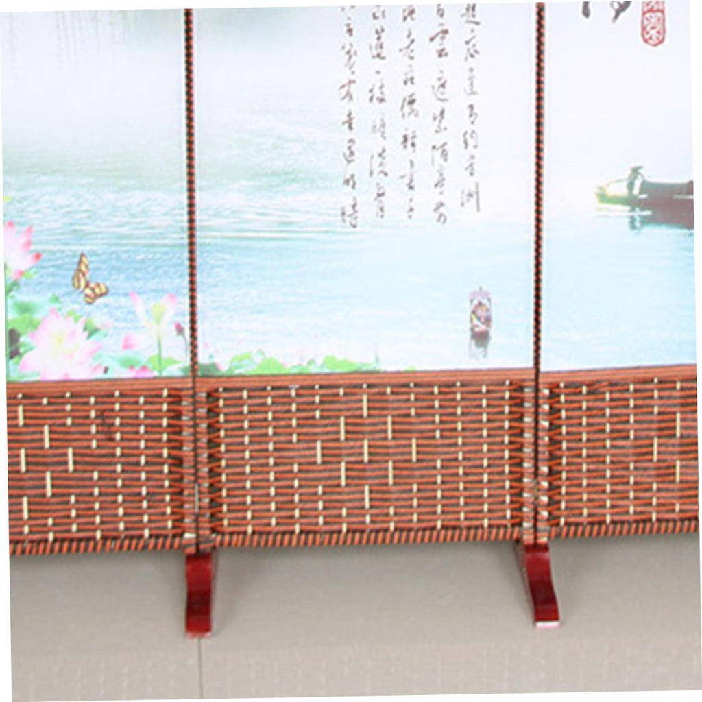 Amosfun 2pcs Screen Divider Stand Base Wooden Support Feet L603