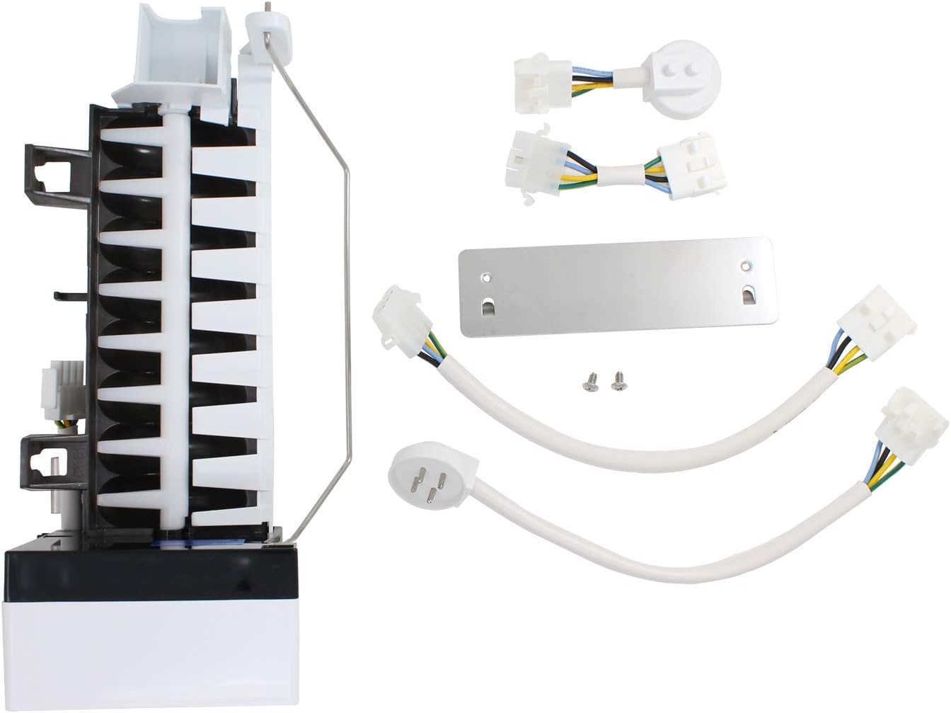 Refrigerator Ice Maker Replacement for Whirlpool ED25DQXDN01, Compatible with W10190952 C103
