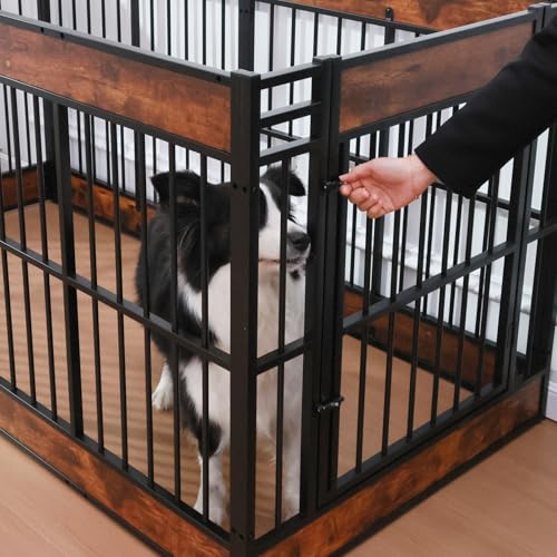 Dog Playpen 31.5" Indoor Heavy Duty Furniture Style Puppy Pen K408