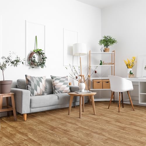 Sorbus Wood Grain EVA Interlocking Floor Mats with Borders J287