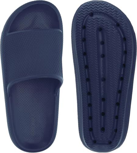 BRONAX Pillow Slippers for Women and Men, Cushioned Thick Sole B486351