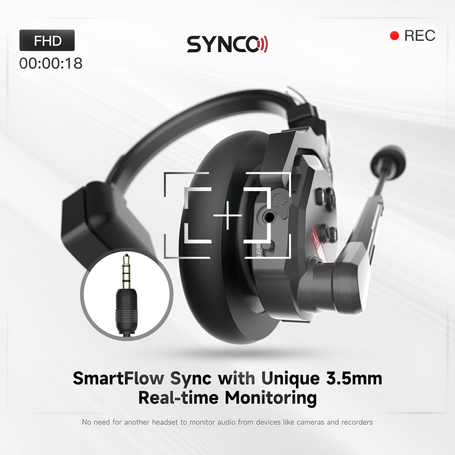 SYNCO XTalk X5 2.4GHz Wireless Headset Intercom System (5PCS) M3921