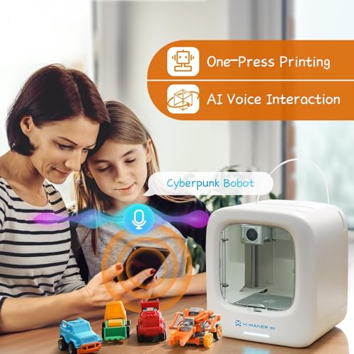 X-Maker Joy 3D Printer for Kids with 8 PLA Filament Set C31108