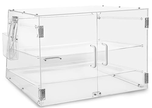 3 Tray Acrylic Countertop Bakery Display Case with Serving Tong F6806