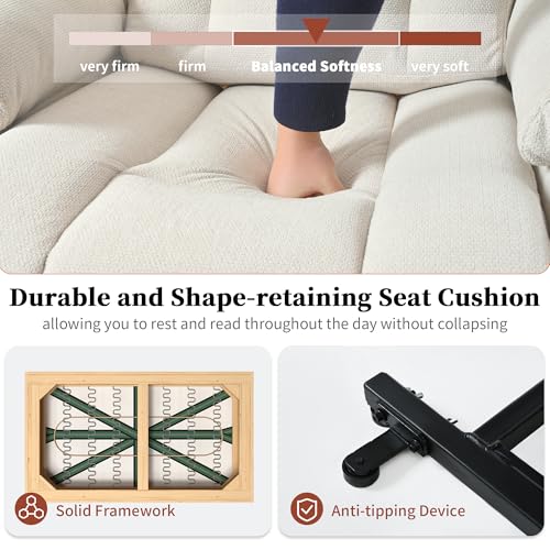 Power Lift Recliner for Elderly with Remote Control, Navy Blue P60192