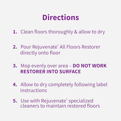 Rejuvenate All Floors Restorer and Polish, 32 oz L257961