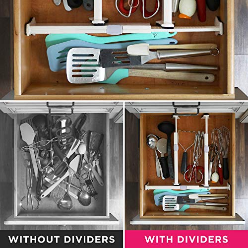 6 Drawer Organizer and Dividers for Kitchen, Bedroom, and Bathroom X806