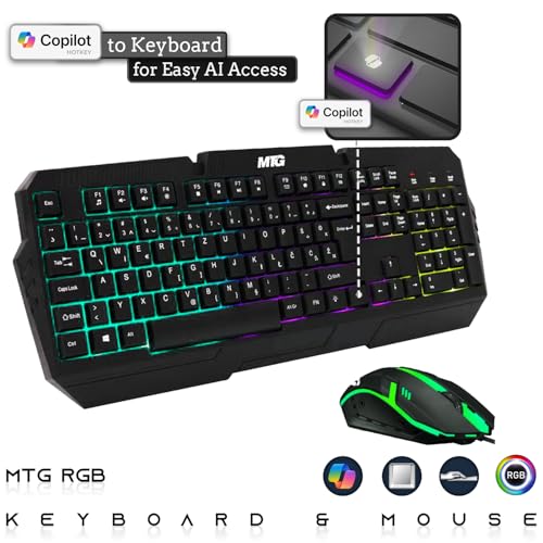 Lenovo Desktop PC Gaming Bundle Intel Core i7 16GB RAM 512GB SSD 24-inch Monitor RX 550 RGB Keyboard Mouse WiFi Win 10 Pro (Renewed) C21240