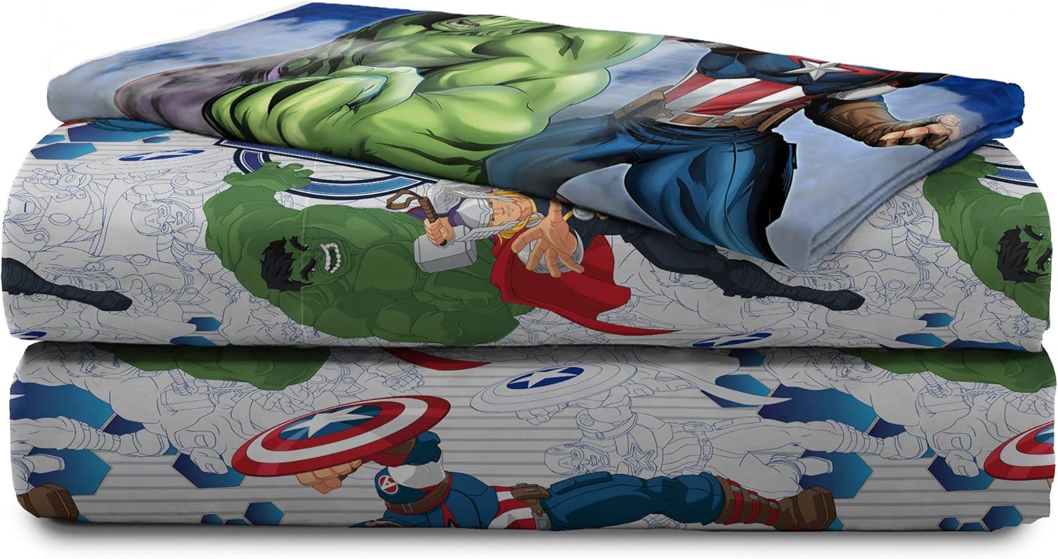 Jay Franco Marvel Avengers Blue Twin Bed Set G43281