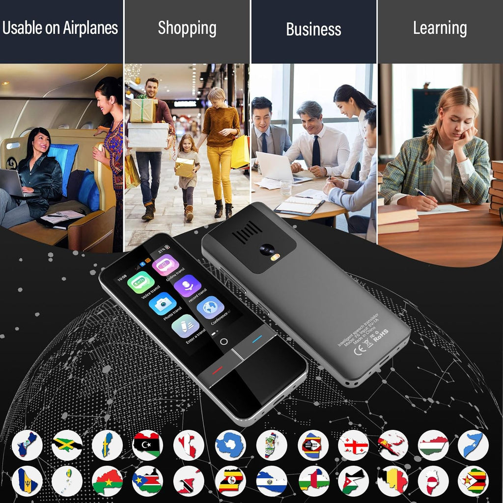 Portable Language Translator Device, 139 Languages Two-Way Instant Translation V324