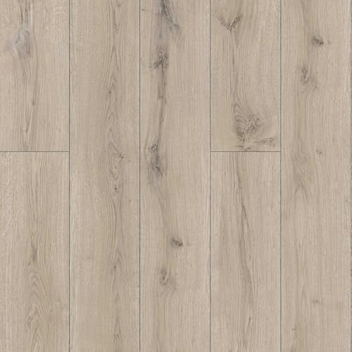 Interlocking Luxury Vinyl Flooring Wood-Look Planks SPC Rigid Core Waterproof Hickory Q852539