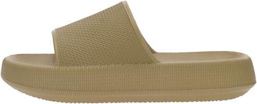 BRONAX Pillow Slippers for Women and Men, Cushioned Thick Sole B486351