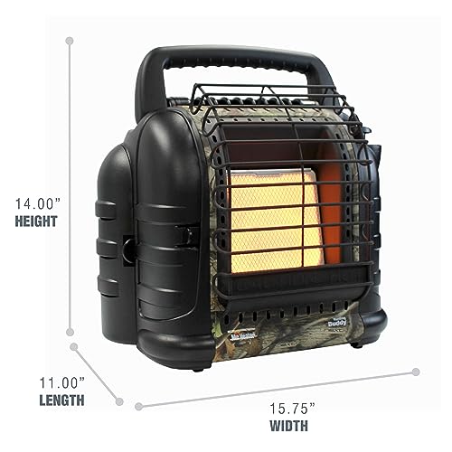 Mr. Heater MH12HB Hunting Buddy Portable Propane Heater, Camouflage L59245